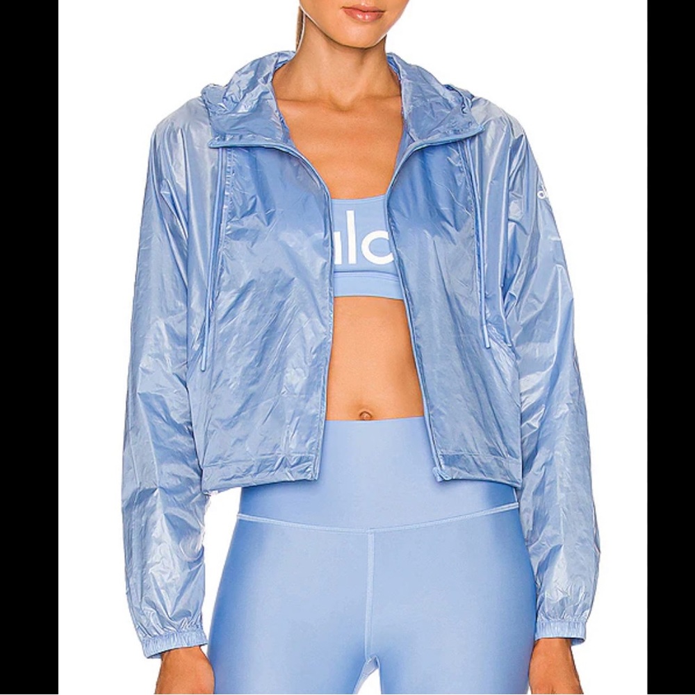 ALO YOGA - Sprinter Jacket Baby Blue